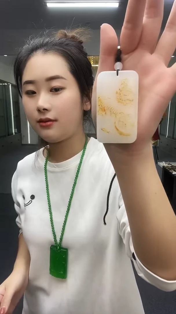 双面山水吊坠多样性发货一件