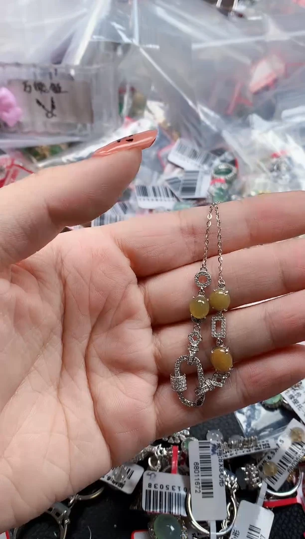 银S925镶嵌戒指翡翠天然A货缅甸翡翠