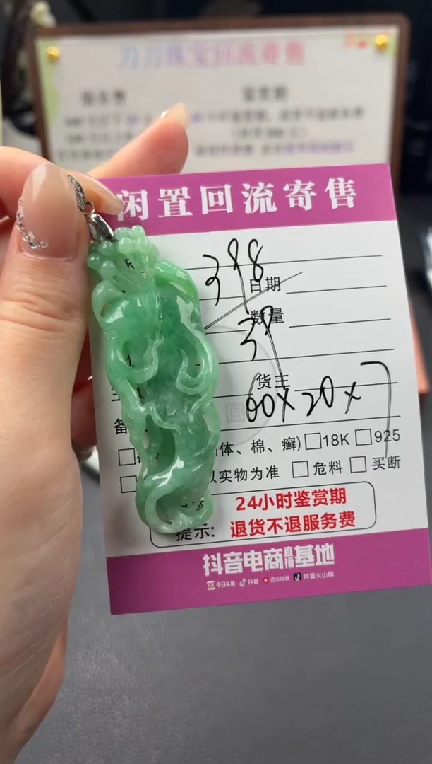 颈饰未镶嵌翡翠00003491