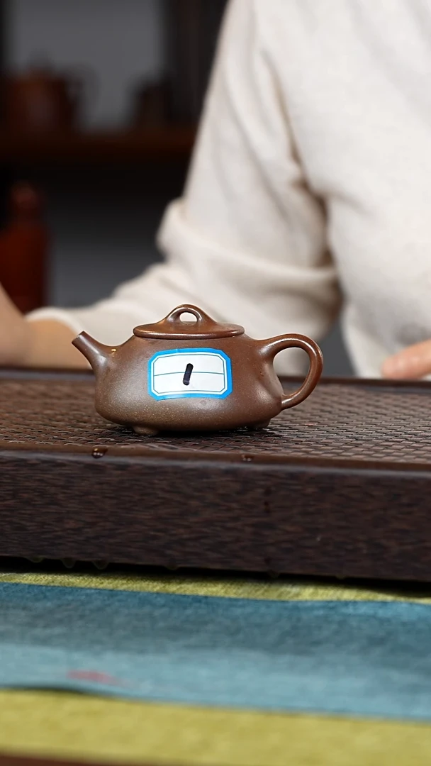 【闪购商品】紫砂茶壶石瓢一号150cc丹壶溢香紫砂壶
