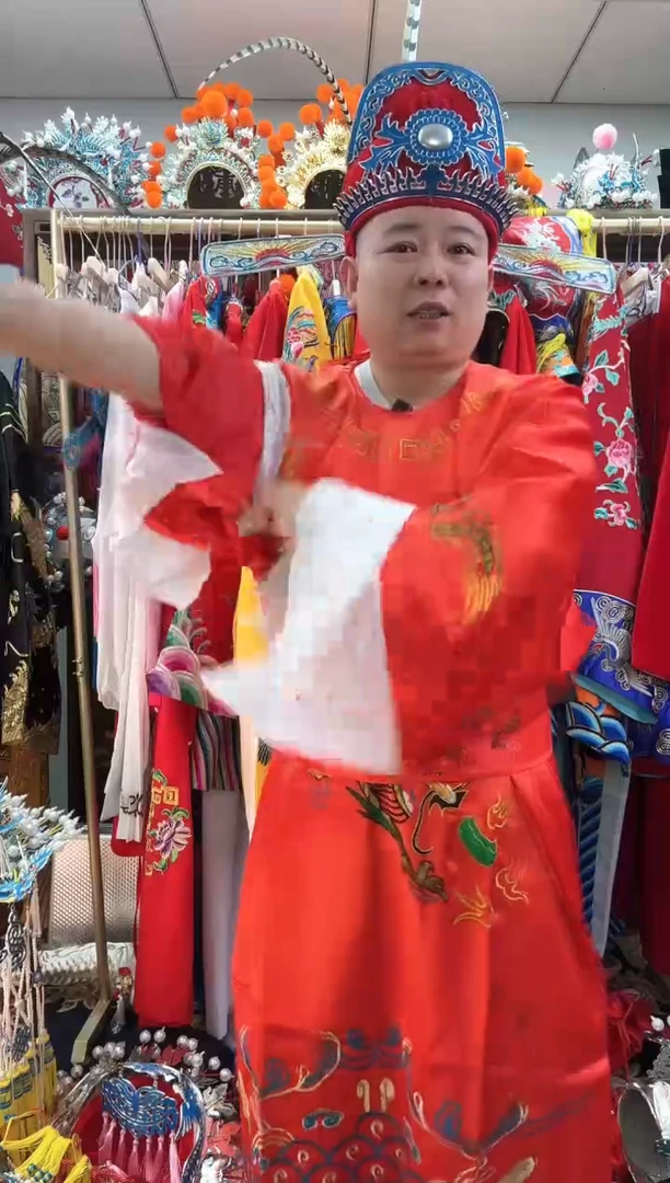 涤纶（聚酯纤维）刘*戏曲不勾金女披宝蓝