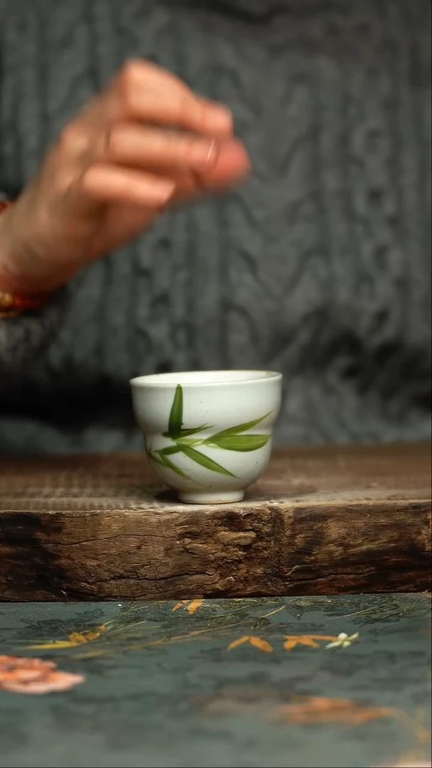 【闪购商品】杯 釉下彩手工手绘同款陶器