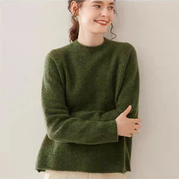 韩版ins港风休闲百搭潮流宽松半高领打底衫上衣M123(C6-2)