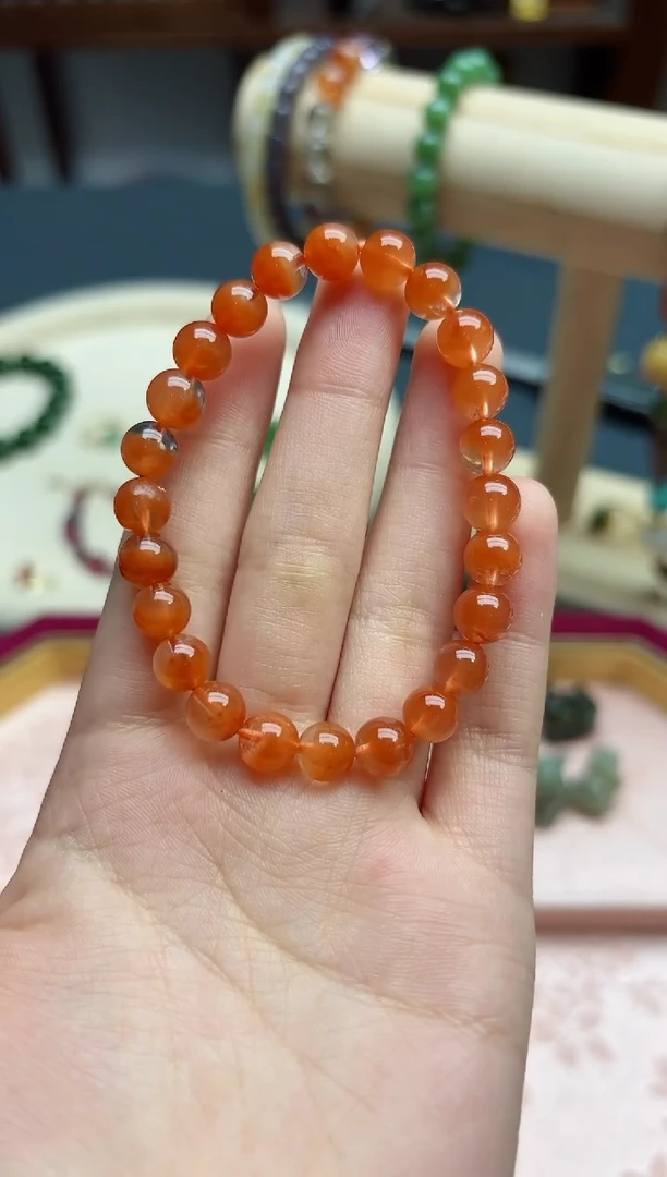 【闪购商品】水晶手串未镶嵌水晶近8mm手串*1 ZD