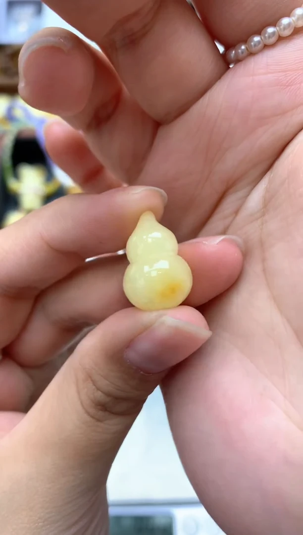 【闪购商品】琥珀珠宝奇石未镶嵌001琥珀蜜蜡花粉有纹小坑介意勿拍