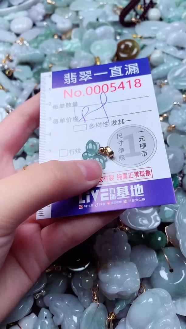 吊坠(不含链)未镶嵌翡翠5418
