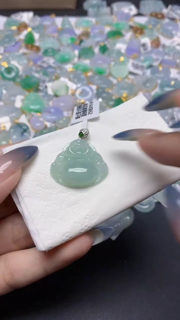 翡翠未镶嵌颈饰天然a货翡翠