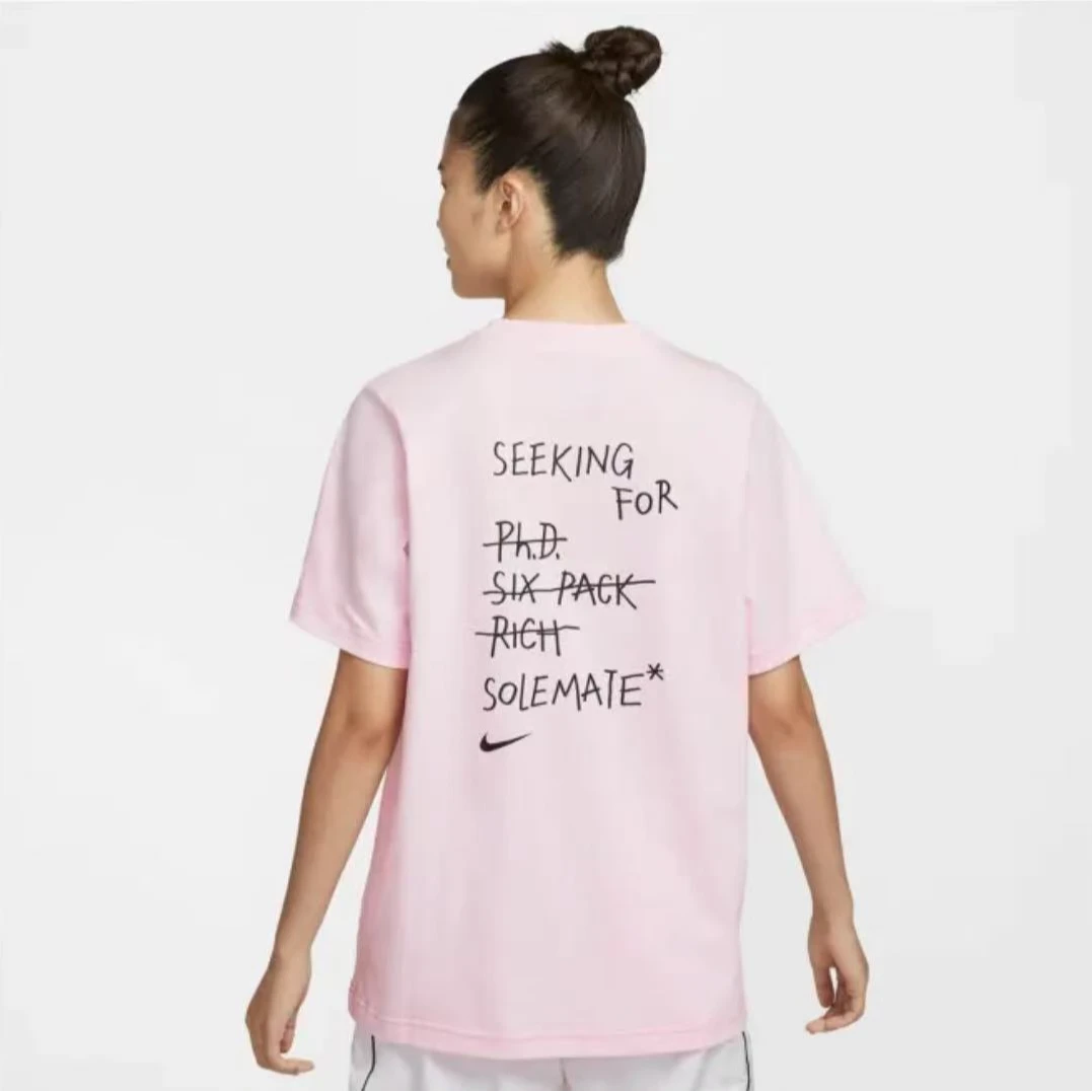 Nike Sportswear 运动休闲情侣夏季圆领纯棉时尚-II0451-663