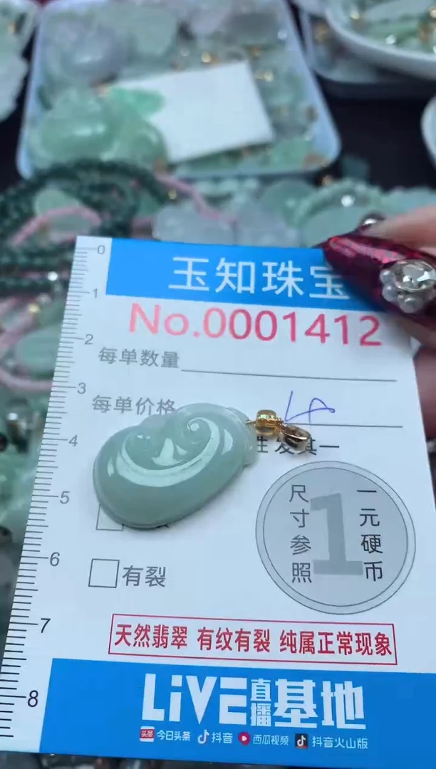 颈饰未镶嵌翡翠1412