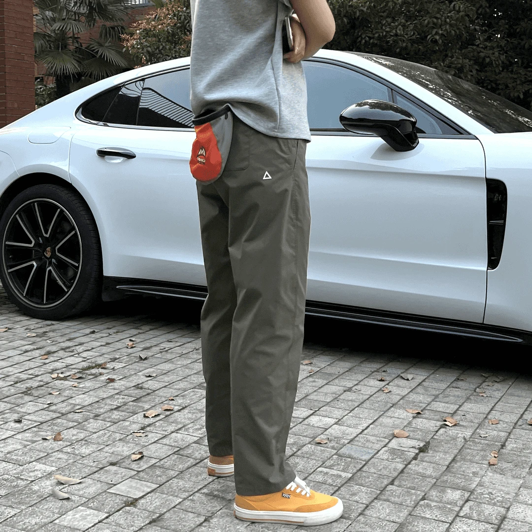 2025新款美式户外工装机能软壳冲锋裤时尚宽松百搭高街休闲男裤