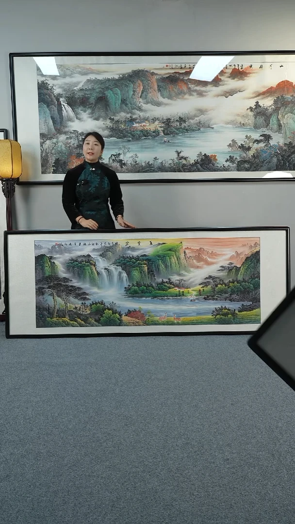 国画用****康山河锦绣八尺画芯