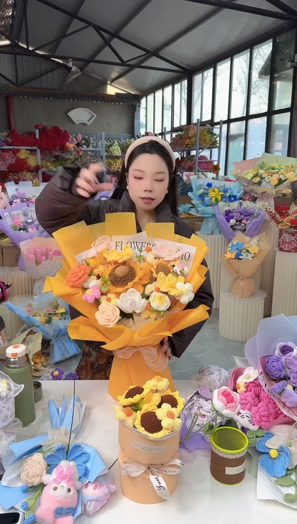 非遗手工花束，孤品清仓！！