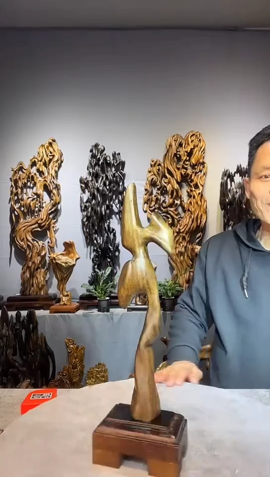 【闪购商品】金丝楠金丝楠小叶桢楠随行摆件17