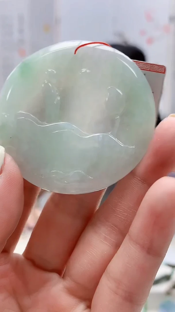 定制翡翠未镶嵌4852lr-毛货挂件297