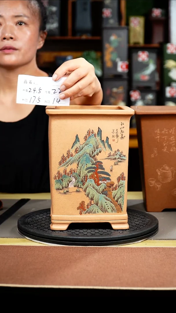 紫砂花盆紫砂花盆