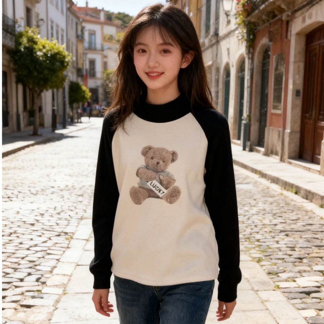 907高端专享儿童冬季蚕丝打底衫红色