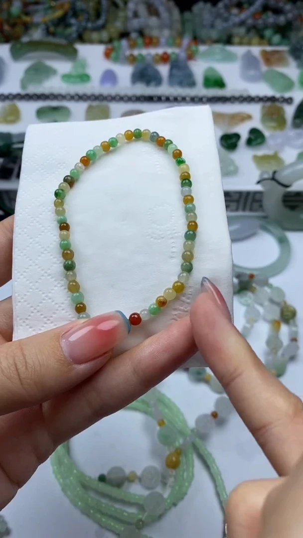 未镶嵌手链翡翠翡翠