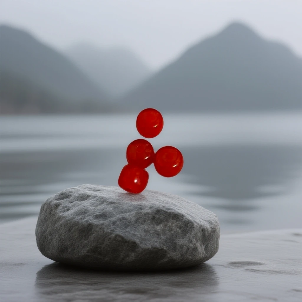 南红4×6mm直切云南保山料亮光单圈单颗精工手工珠子