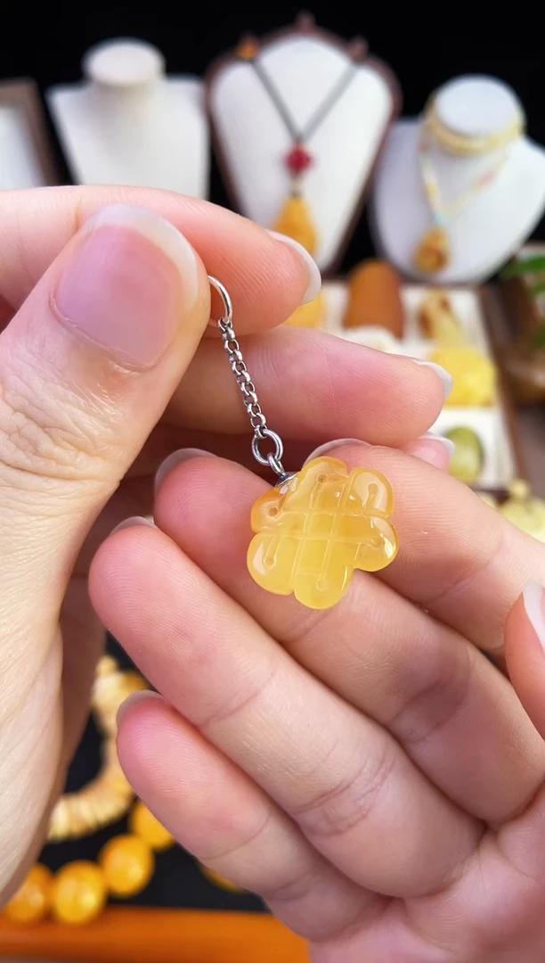 琥珀未镶嵌珠宝奇石柒月