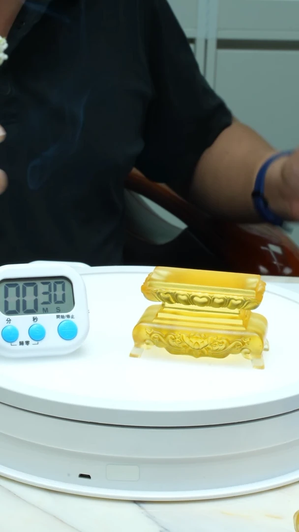 【闪购商品】泥塑古法琉璃小底座摆件