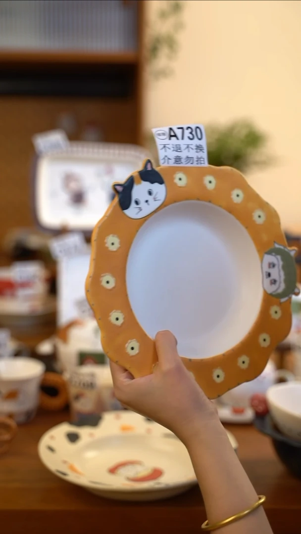 摆件A730  阿满屋手工手作陶瓷