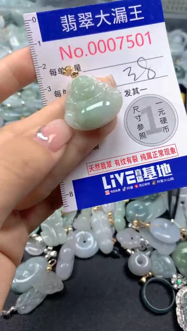 颈饰未镶嵌翡翠7501
