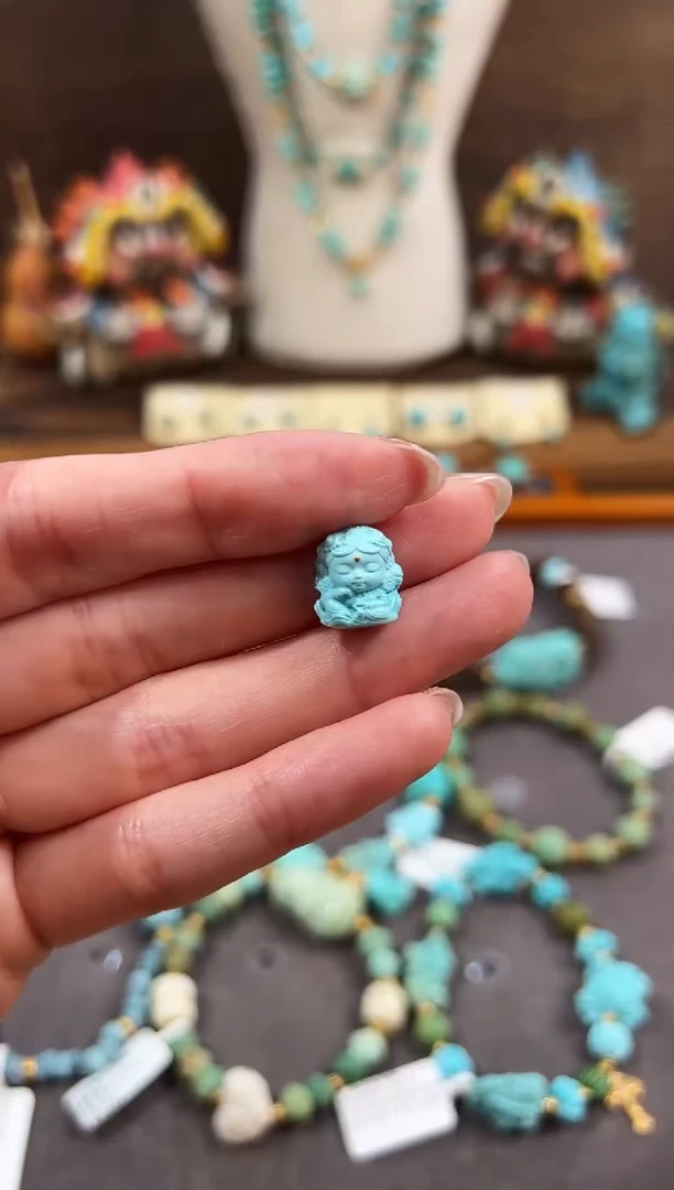绿松石未镶嵌配饰绿松石配饰
