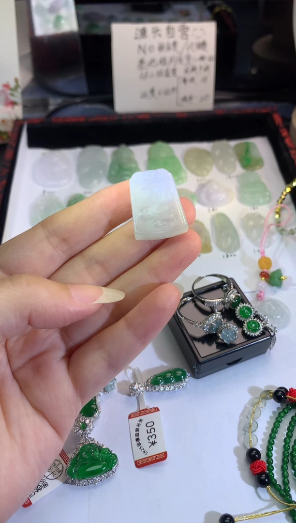 未镶嵌裸石翡翠蛇牌