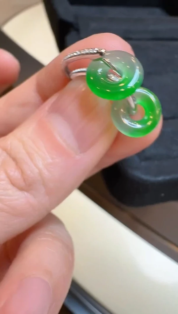 【闪购商品】翡翠耳饰18K金镶嵌多样性团购发一件