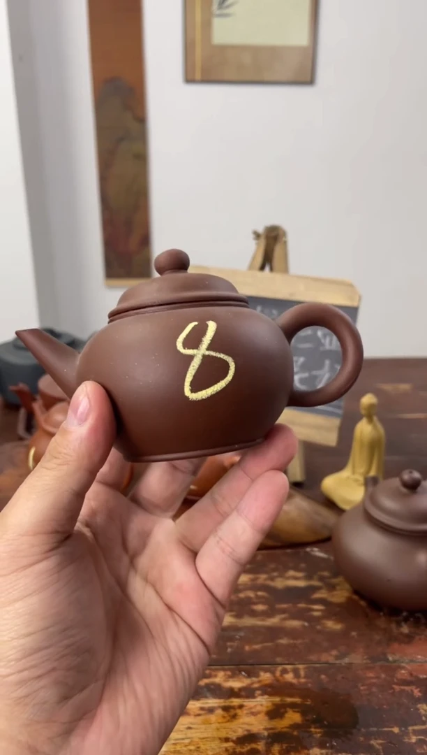 茶壶紫砂90年代老壶工糙泥好拼紫泥水平8