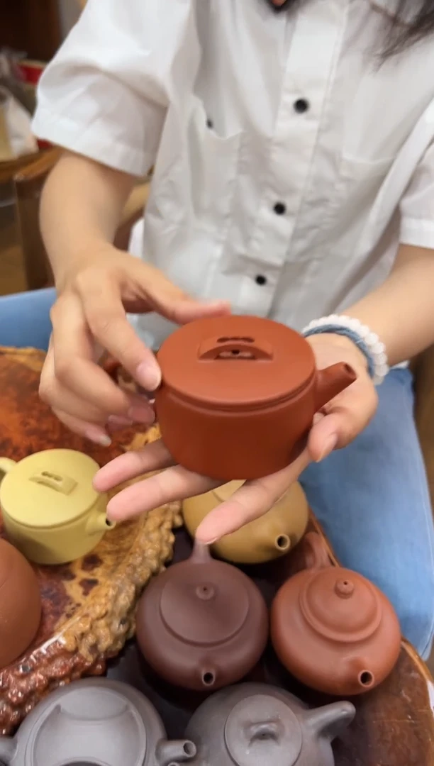 茶壶紫砂茶壶紫砂头哥精选朱泥汉瓦