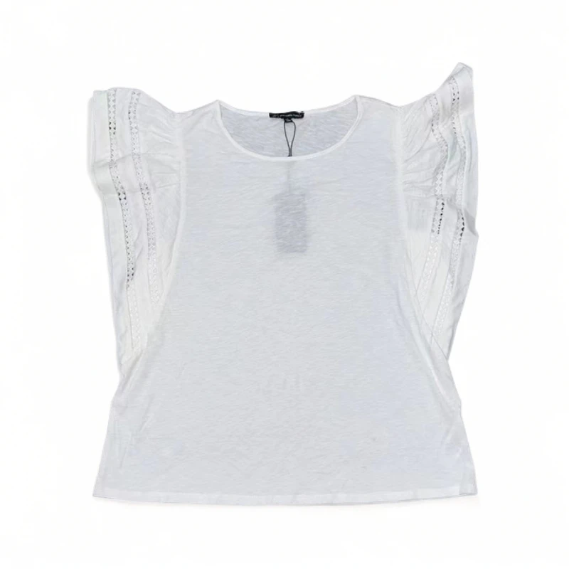 289圆领宽松飞飞袖上衣