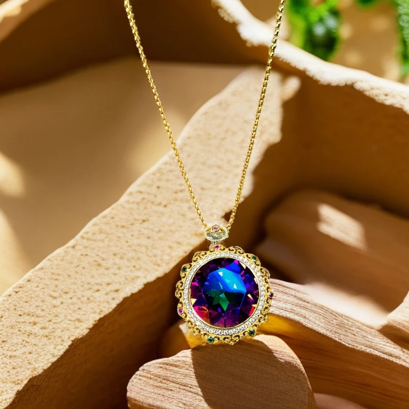 古A33顶奢缅古馆藏美丽首饰配礼盒配链子