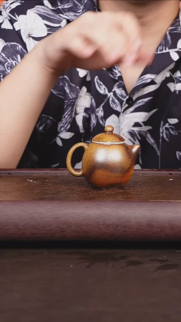 茶壶紫砂柴烧 龙蛋