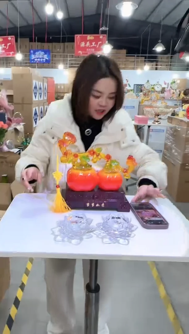 【闪购商品】玻璃于清花器R-早76一对、