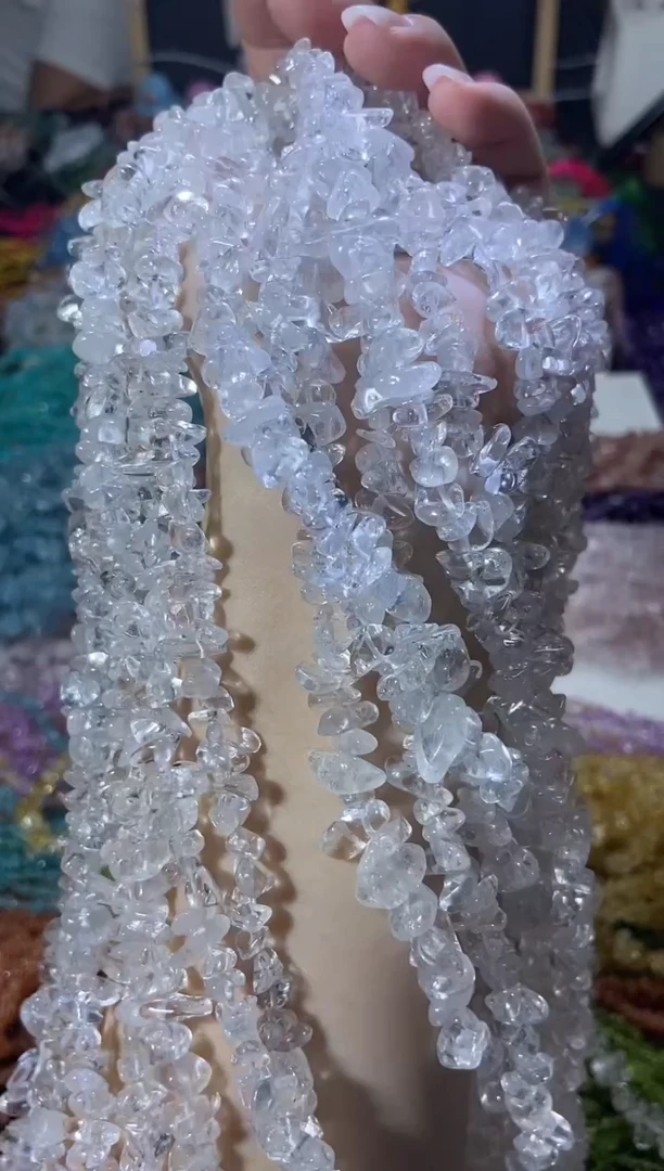 水晶珠宝半成品未镶嵌白水晶