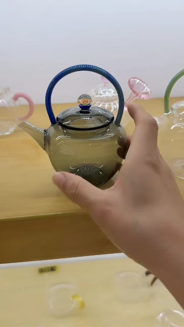 玉见烟灰凤玉提梁壶