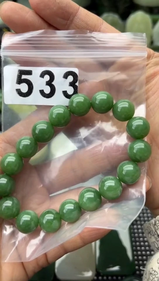 未镶嵌和田玉珠宝半成品手串