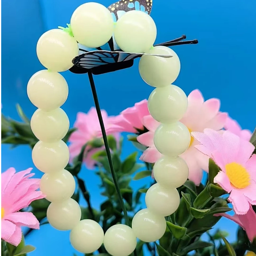 夜光石夜明珠手链男女同款送自己送妈妈