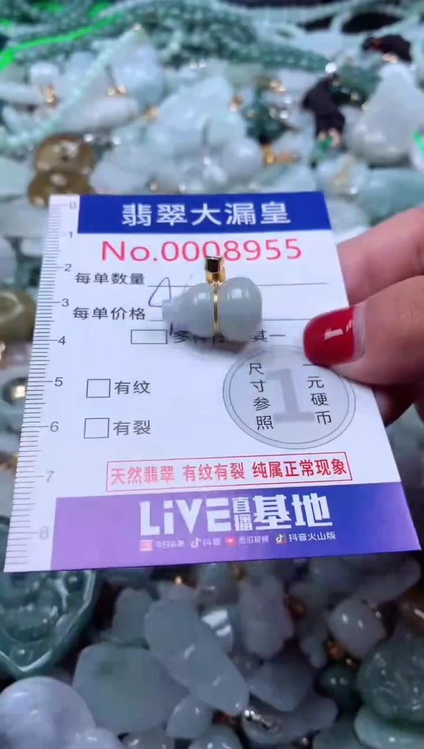 颈饰未镶嵌翡翠8955