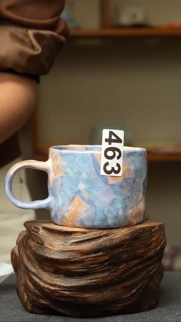 杯子463景德镇手创颜色釉杯（食品级）