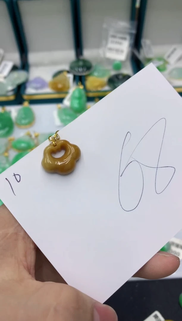 【闪购商品】翡翠颈饰18K金镶嵌1111111111