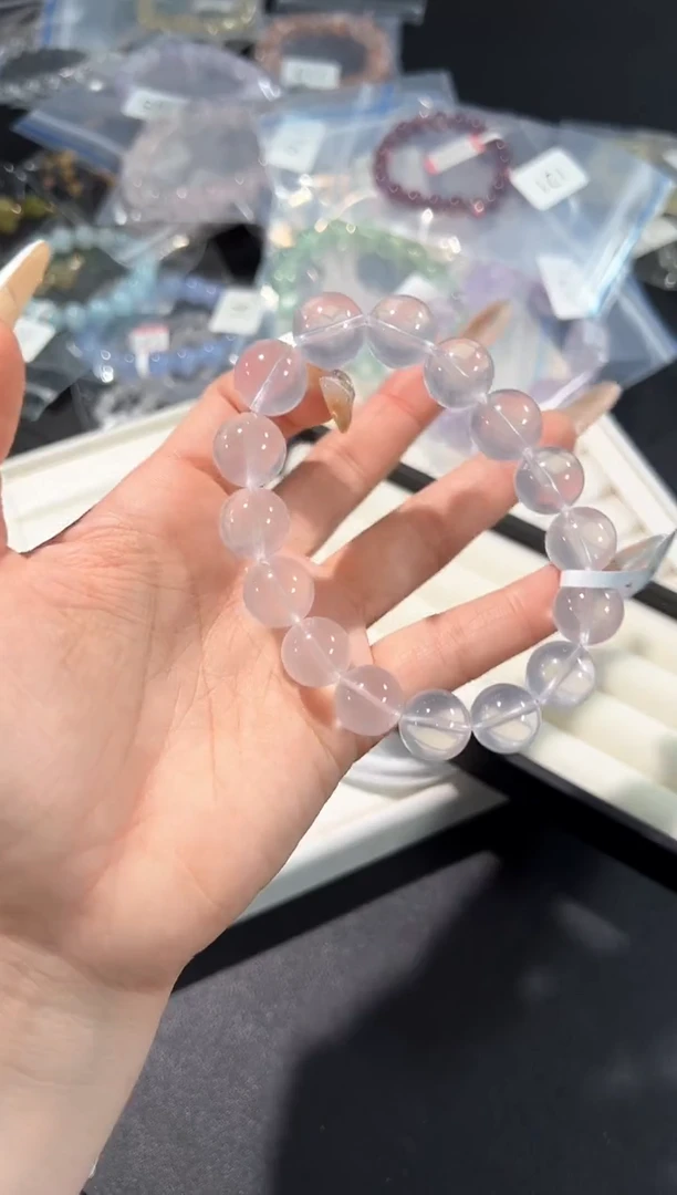 未镶嵌手链水晶22l多样性发其一【1条】默认微瑕13mm