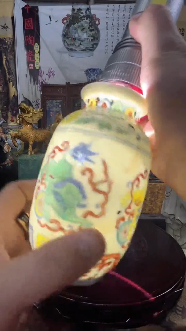 摆件现代陶瓷摆O