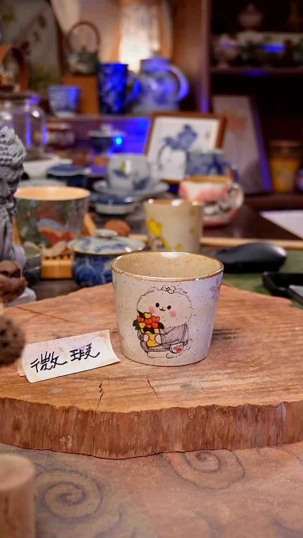 杯子猫手工手绘手工手绘