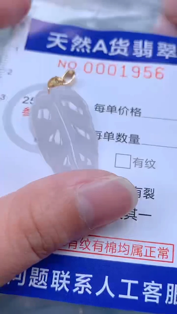 翡翠未镶嵌吊坠(不含链)1
