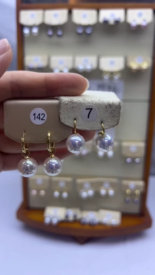 未镶嵌耳饰淡水珍珠142+7