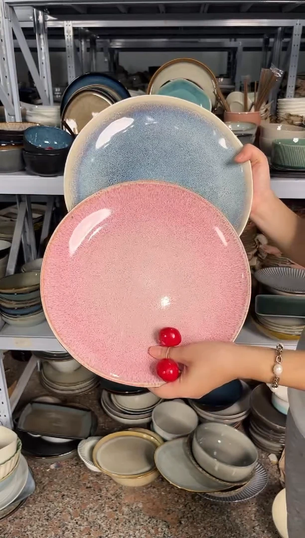 陶瓷外贸尾货瑕疵满20包邮X2 大盘A4D