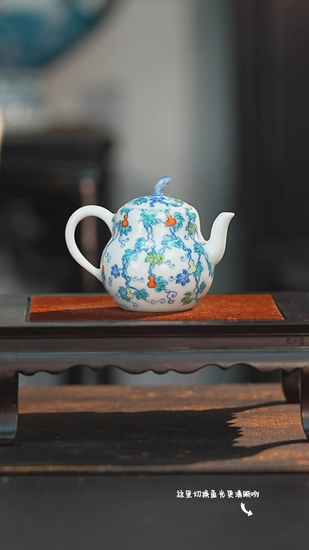 【闪购商品】中国官窑斗彩非遗传承人—涂杏花