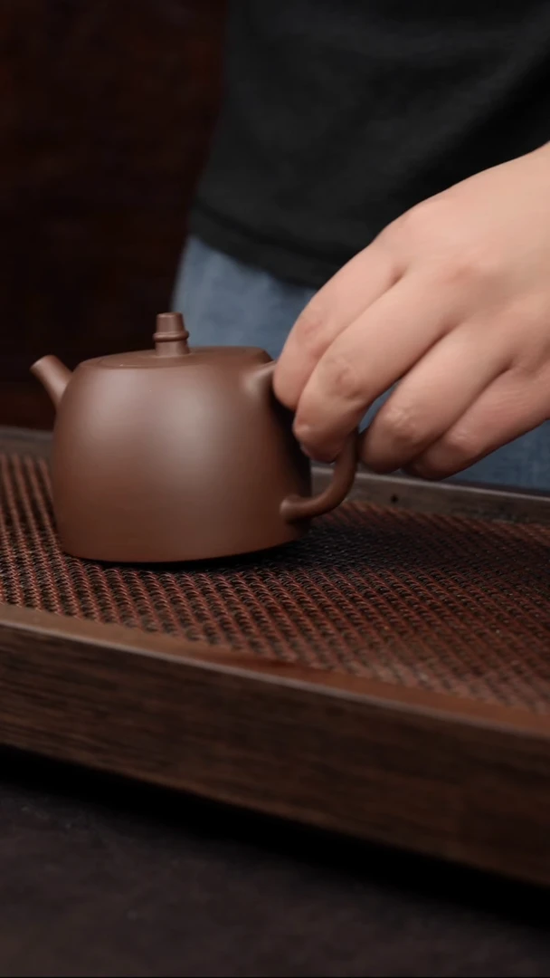 【闪购商品】紫砂茶壶底槽清汉掇